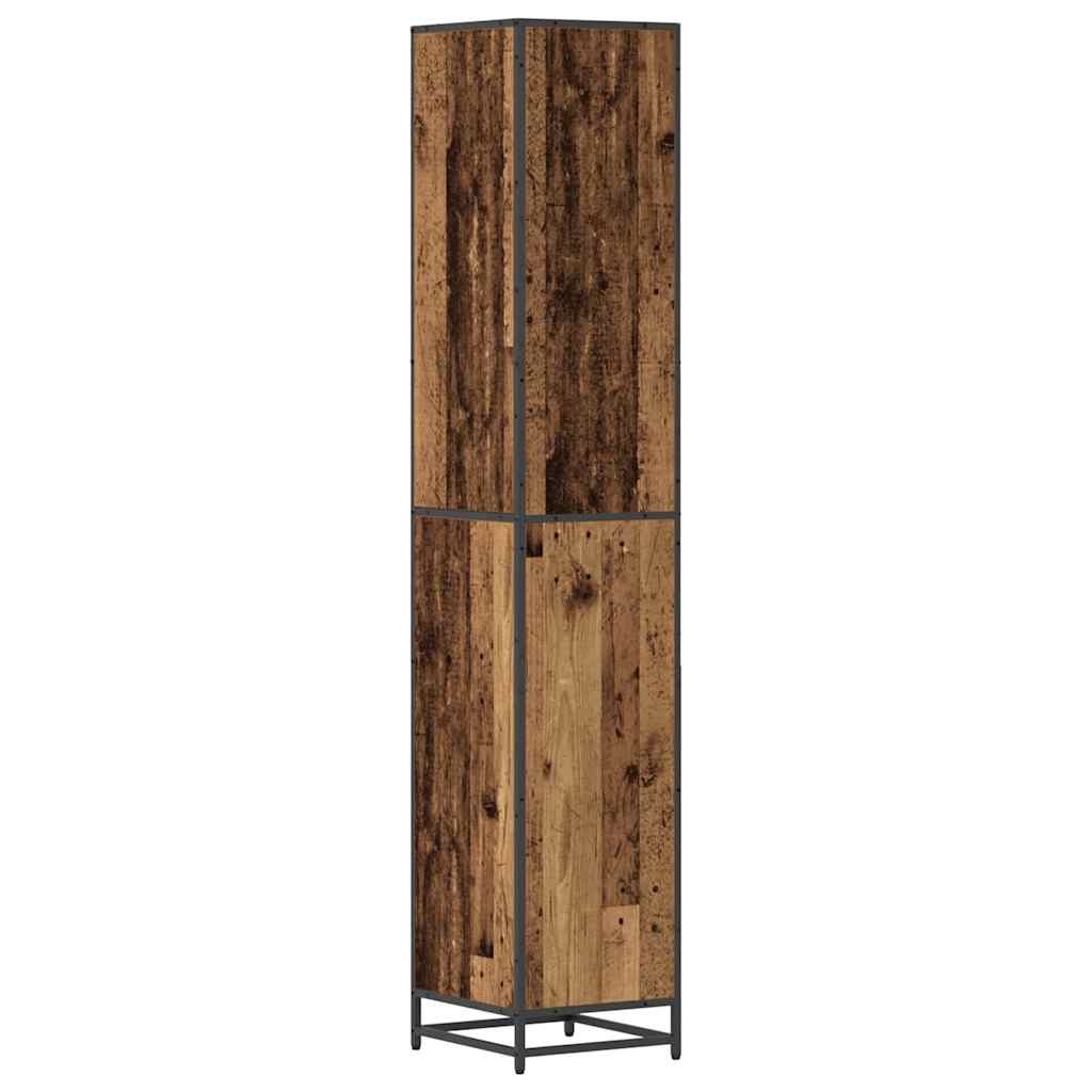 Dulap de Baie Lemn vechi 35 x 37.5 x 188.5 cm Lemn compozit GartenMobel Dekor