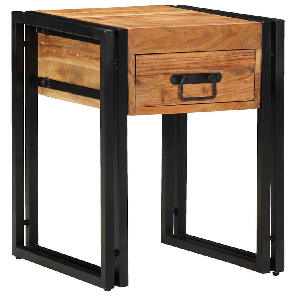 Masă laterală Maro 40 x 40 x 50 cm lemn masiv de acacia GartenMobel Dekor