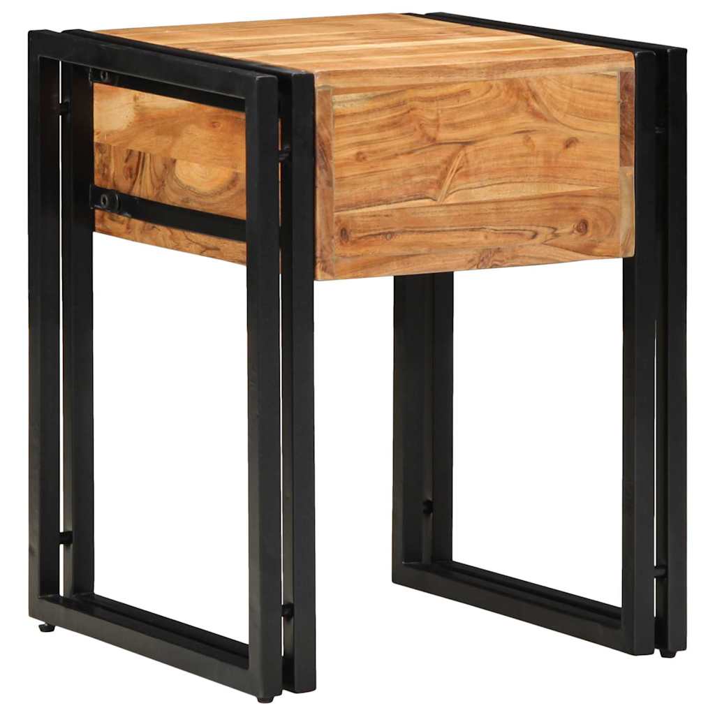 Masă laterală Maro 40 x 40 x 50 cm lemn masiv de acacia GartenMobel Dekor