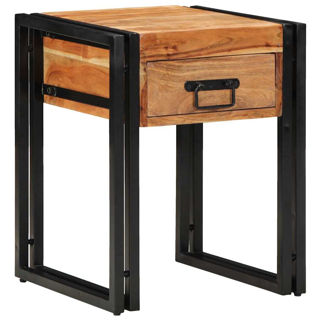 Masă laterală Maro 40 x 40 x 50 cm lemn masiv de acacia GartenMobel Dekor