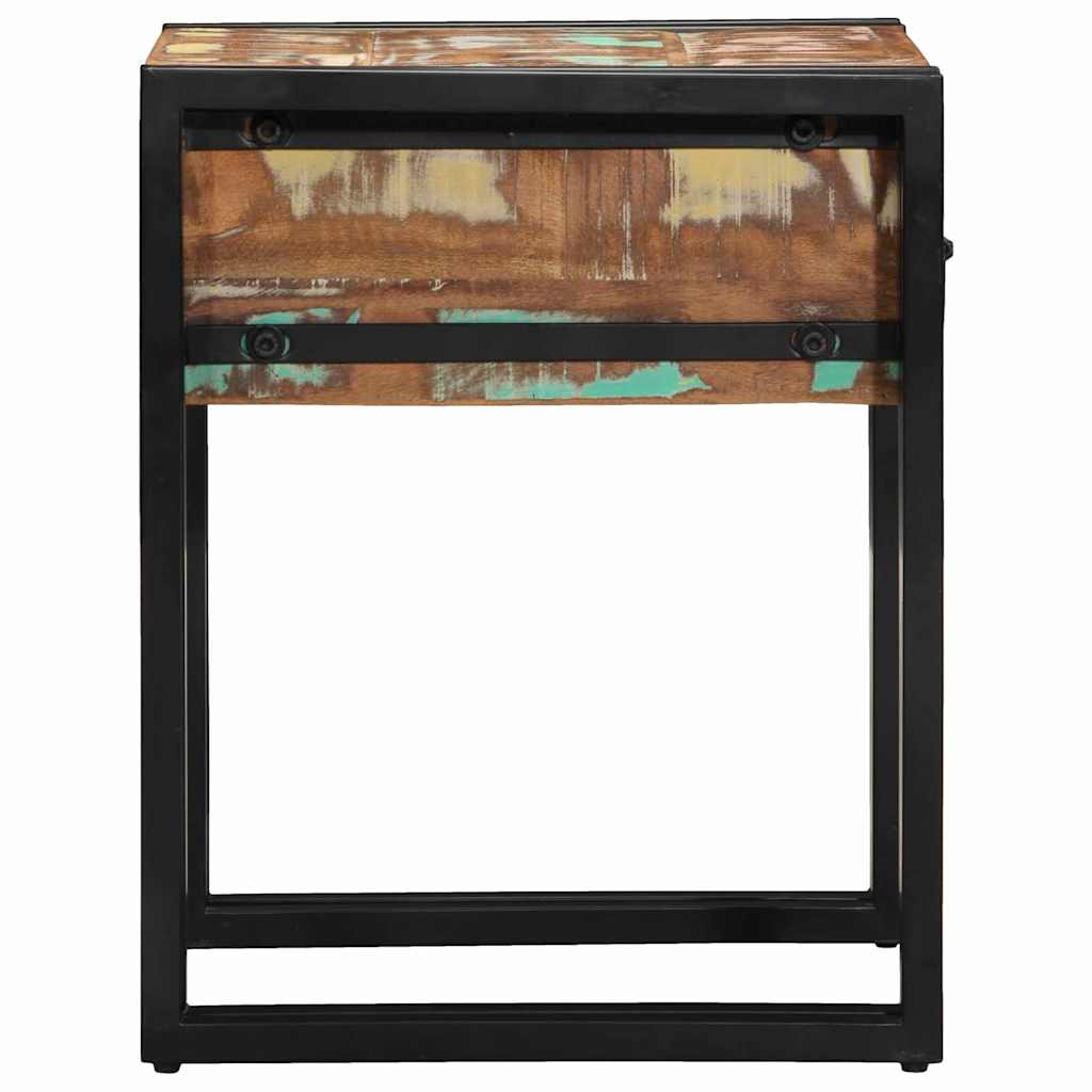 Masă laterală Multicolour 40 x 40 x 50 cm Lemn masiv reciclat GartenMobel Dekor