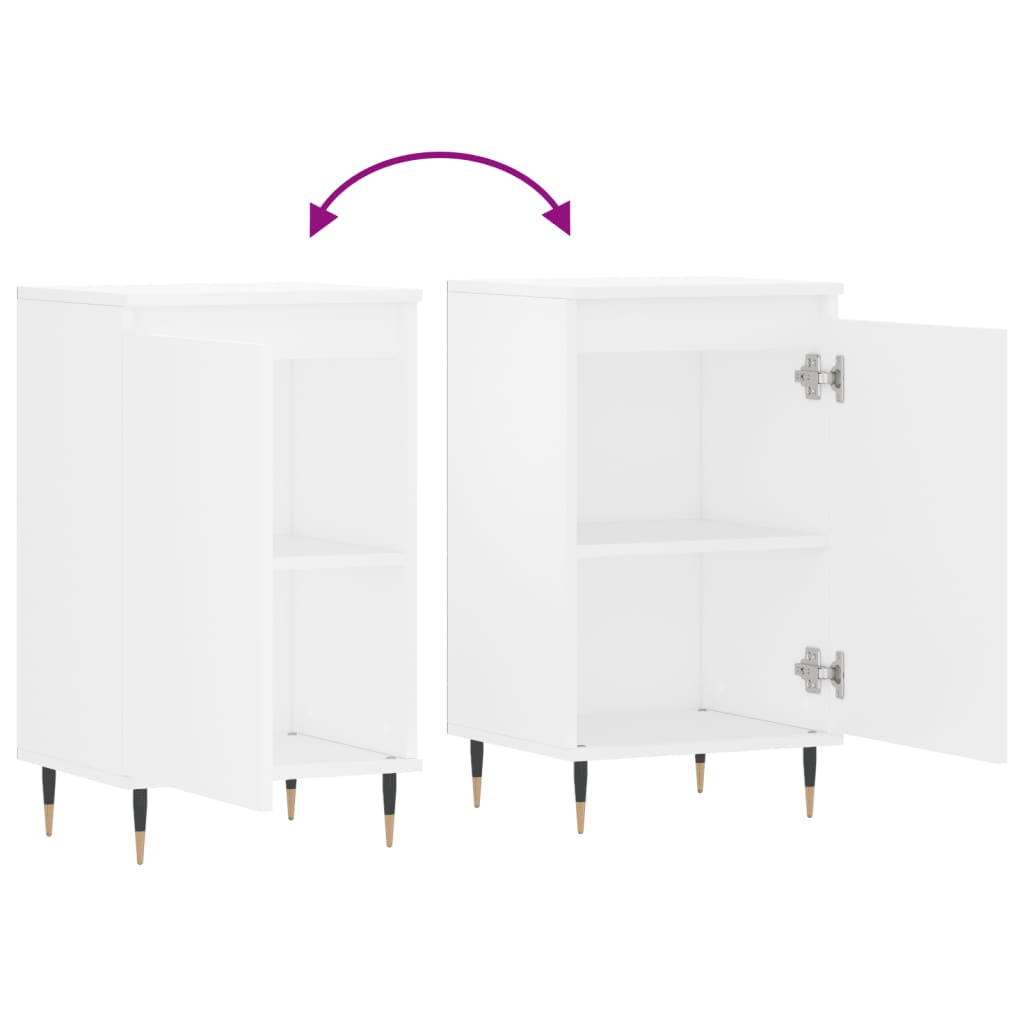 Dulap, alb, 40x35x70 cm, lemn prelucrat GartenMobel Dekor