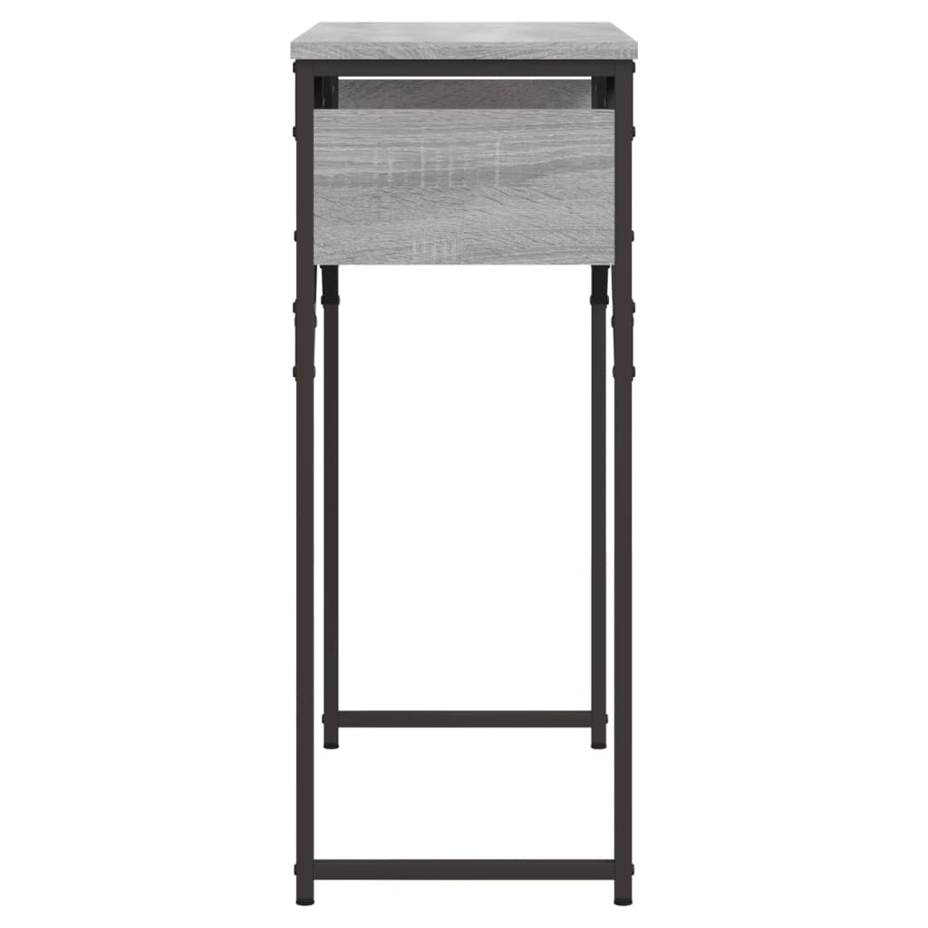 Măsuță consolă cu raft gri sonoma 75x30x75 cm lemn prelucrat GartenMobel Dekor
