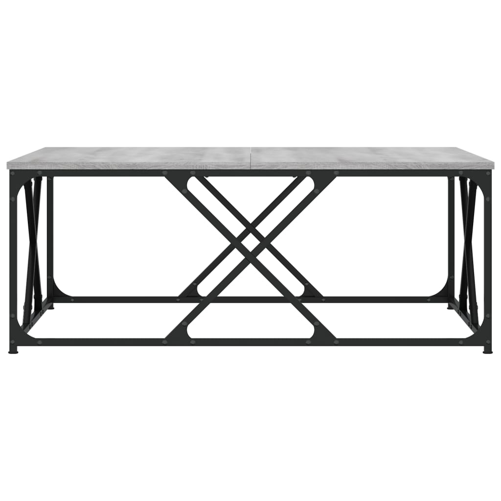 Măsuță de cafea gri sonoma 100x100x40 cm lemn prelucrat GartenMobel Dekor