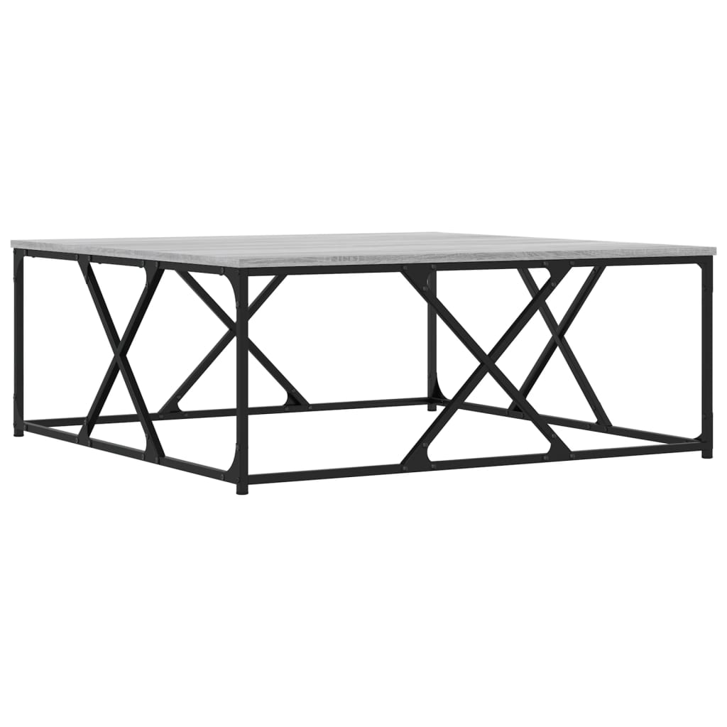 Măsuță de cafea gri sonoma 100x100x40 cm lemn prelucrat GartenMobel Dekor