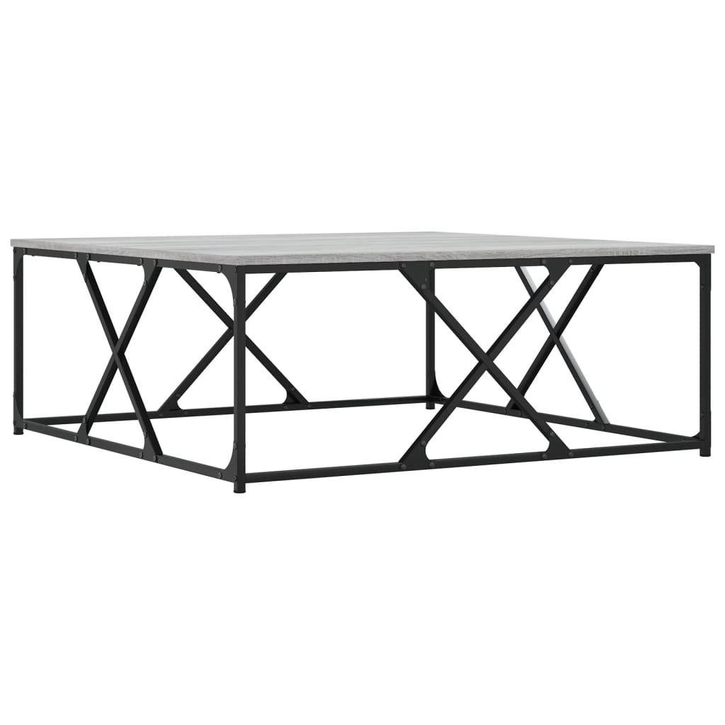 Măsuță de cafea gri sonoma 100x100x40 cm lemn prelucrat GartenMobel Dekor