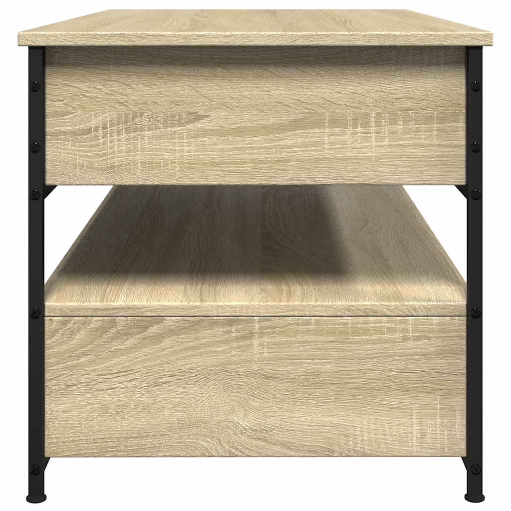 Măsuță de cafea stejar sonoma 85x50x50 cm lemn prelucrat/metal GartenMobel Dekor