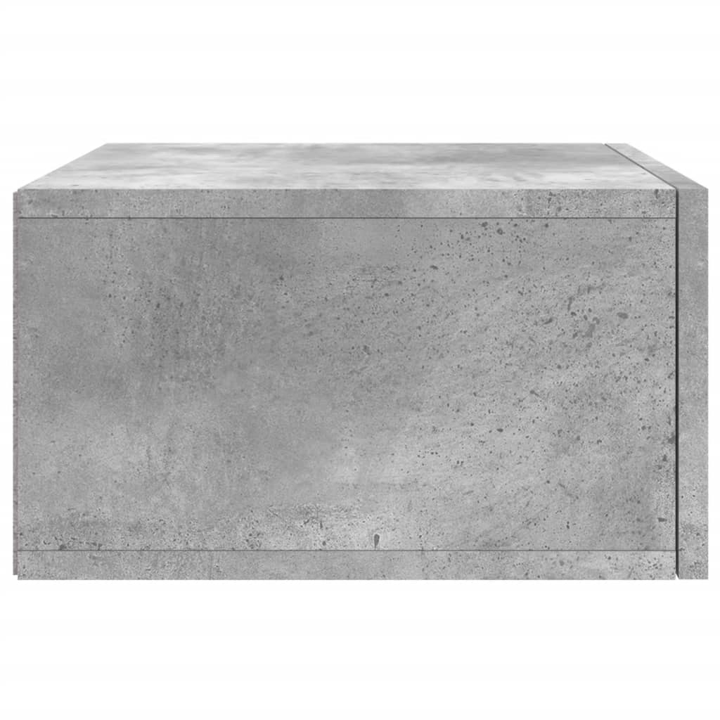 Noptieră de perete, gri beton, 35x35x20 cm GartenMobel Dekor