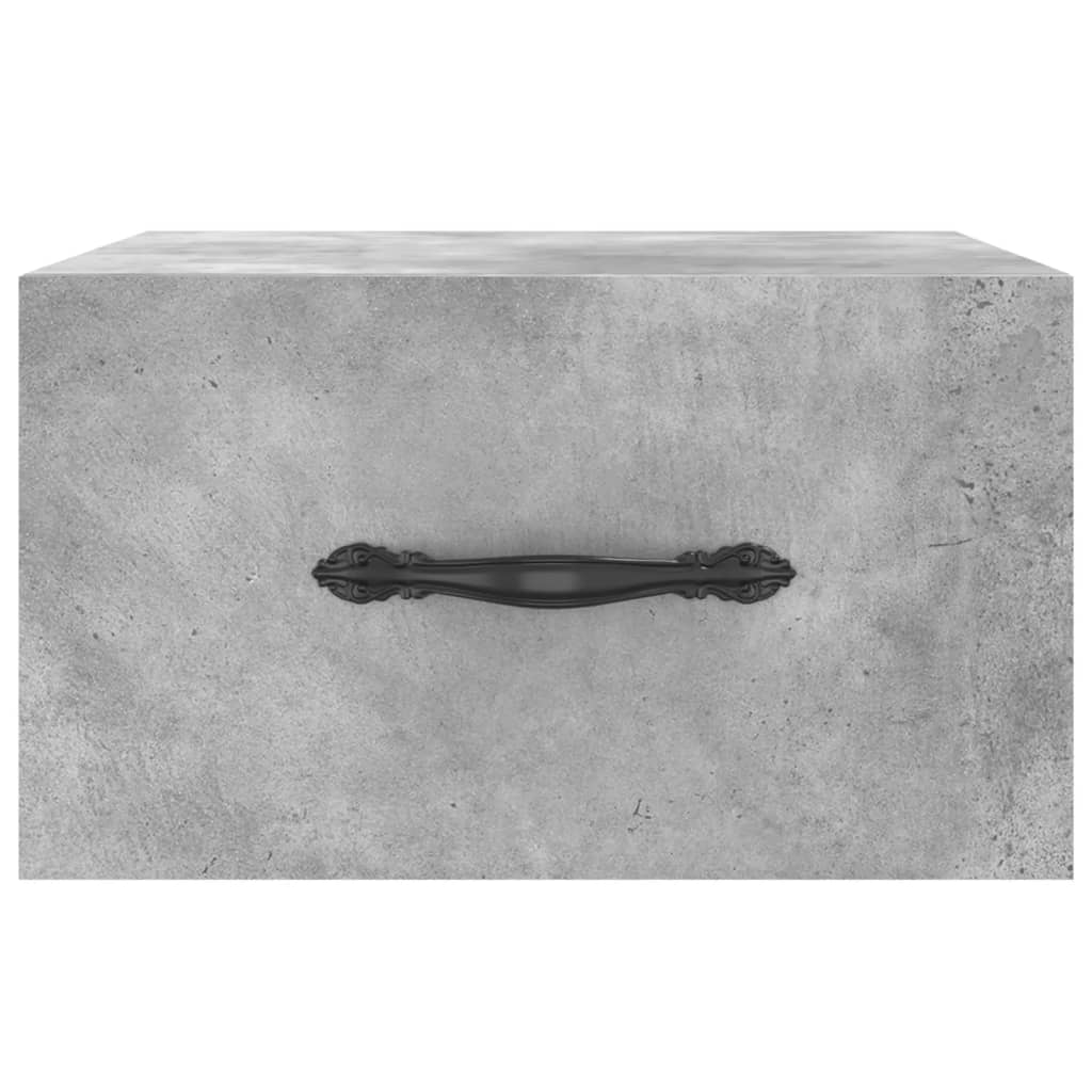 Noptieră de perete, gri beton, 35x35x20 cm GartenMobel Dekor