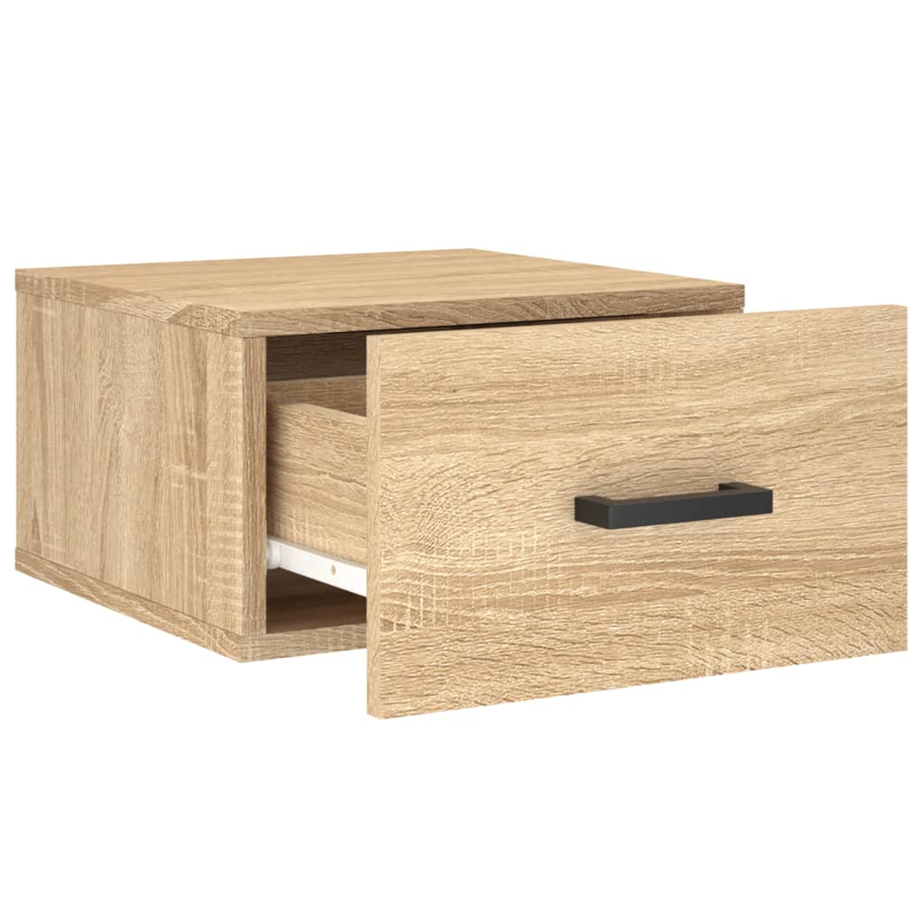 Noptiere de perete, 2 buc., stejar sonoma, 35x35x20 cm GartenMobel Dekor