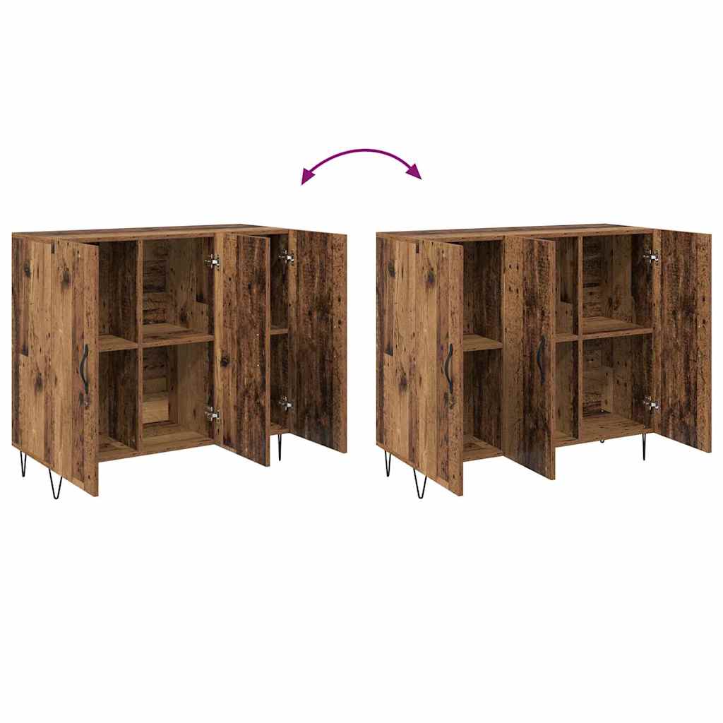Bufet Lemn vechi 90 x 34 x 80 cm Lemn compozit GartenMobel Dekor