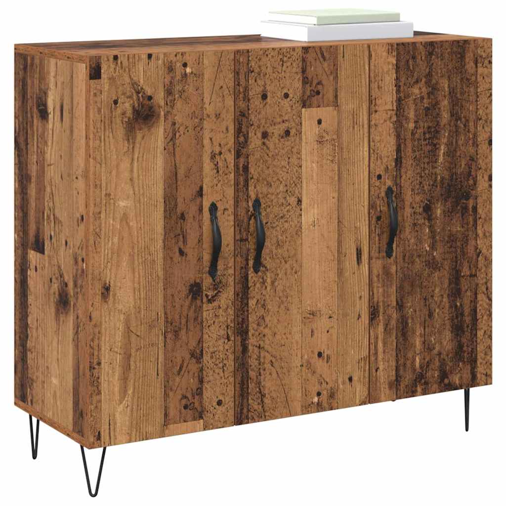 Bufet Lemn vechi 90 x 34 x 80 cm Lemn compozit GartenMobel Dekor