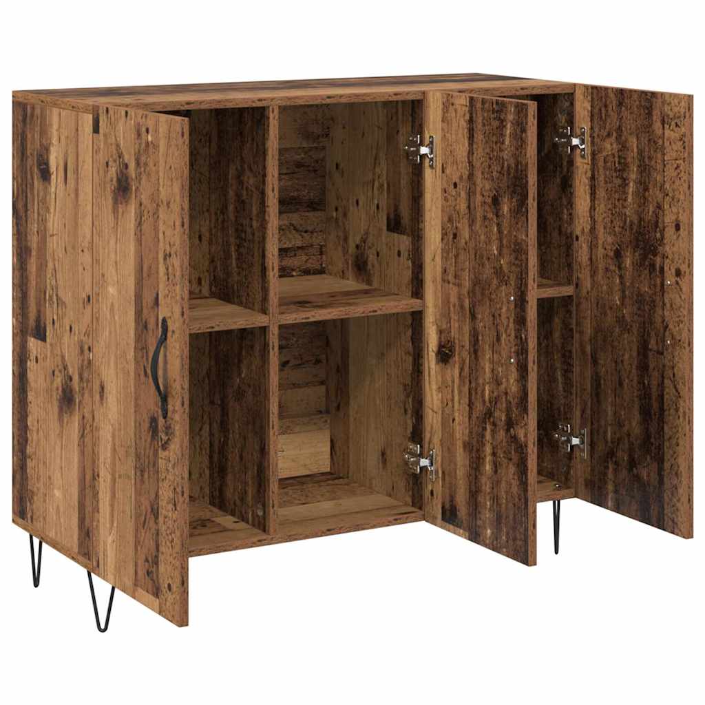 Bufet Lemn vechi 90 x 34 x 80 cm Lemn compozit GartenMobel Dekor
