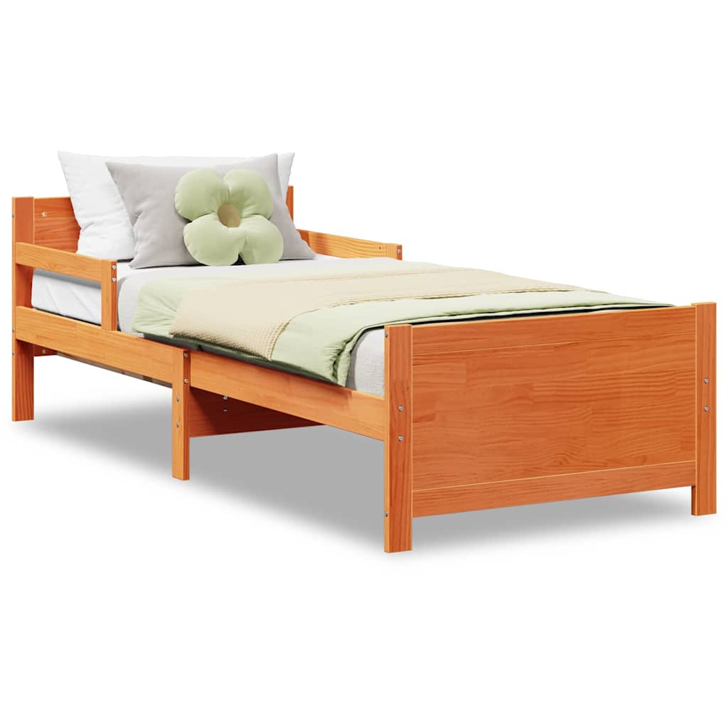 Cadru de pat extensibil pentru copii Other Maro ceruit GartenMobel Dekor