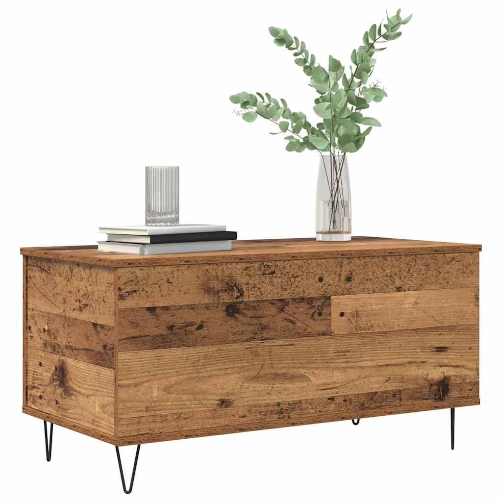 Masă de cafea Lemn vechi 90 x 44.5 x 45 cm Lemn compozit GartenMobel Dekor
