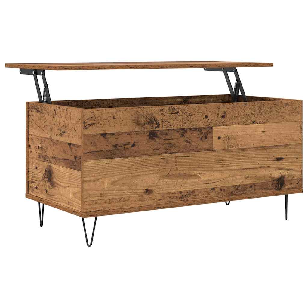 Masă de cafea Lemn vechi 90 x 44.5 x 45 cm Lemn compozit GartenMobel Dekor