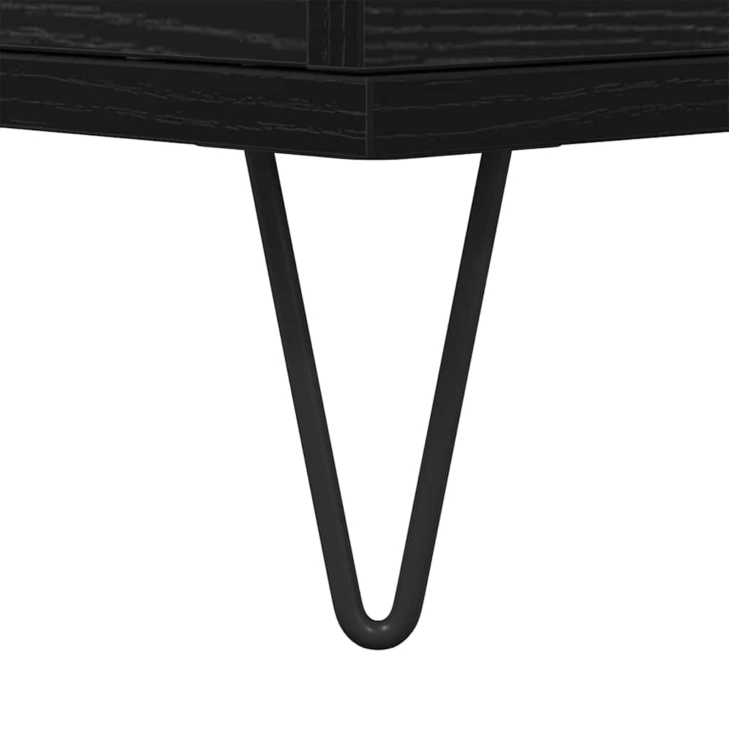 Masă de cafea Stejar negru 90 x 44.5 x 45 cm Lemn compozit GartenMobel Dekor