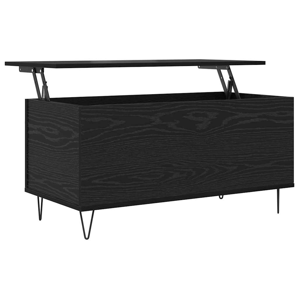 Masă de cafea Stejar negru 90 x 44.5 x 45 cm Lemn compozit GartenMobel Dekor