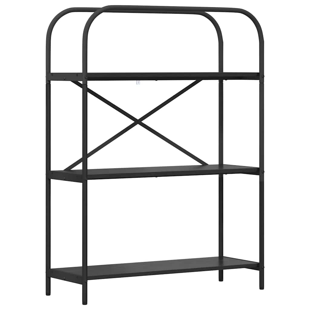 Raft pentru cărți Stejar negru 80 x 30 x 109 cm Lemn compozit GartenMobel Dekor