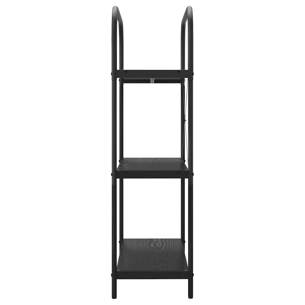 Raft pentru cărți Stejar negru 80 x 30 x 109 cm Lemn compozit GartenMobel Dekor