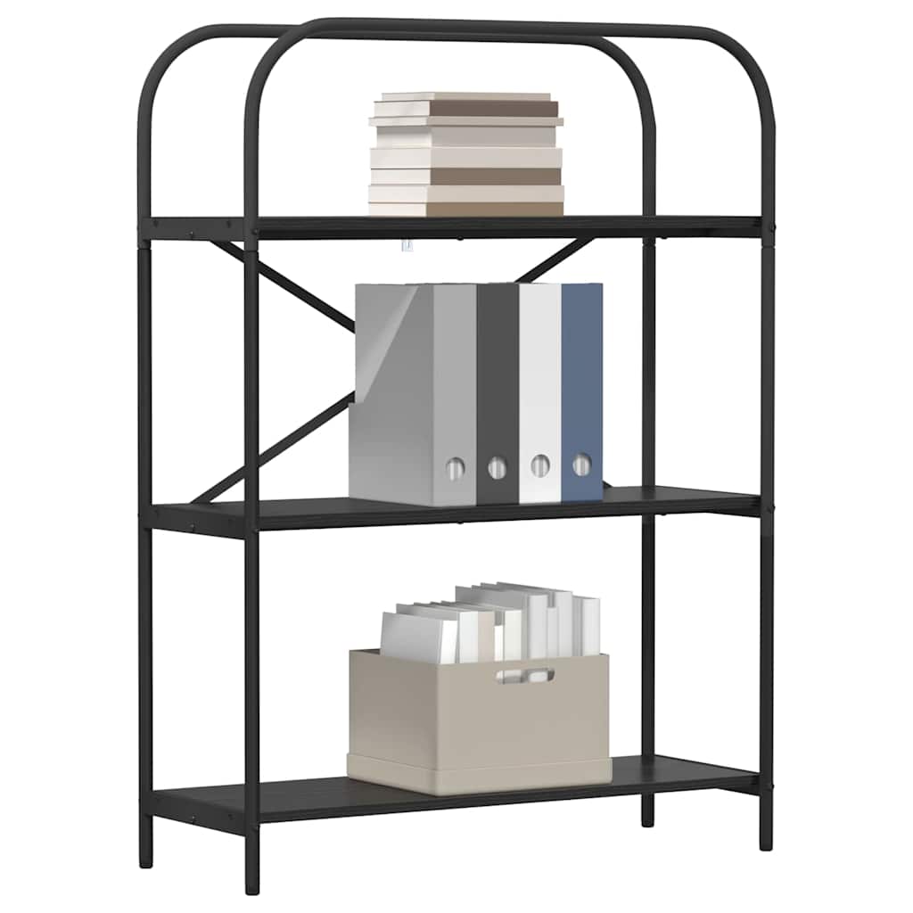 Raft pentru cărți Stejar negru 80 x 30 x 109 cm Lemn compozit GartenMobel Dekor