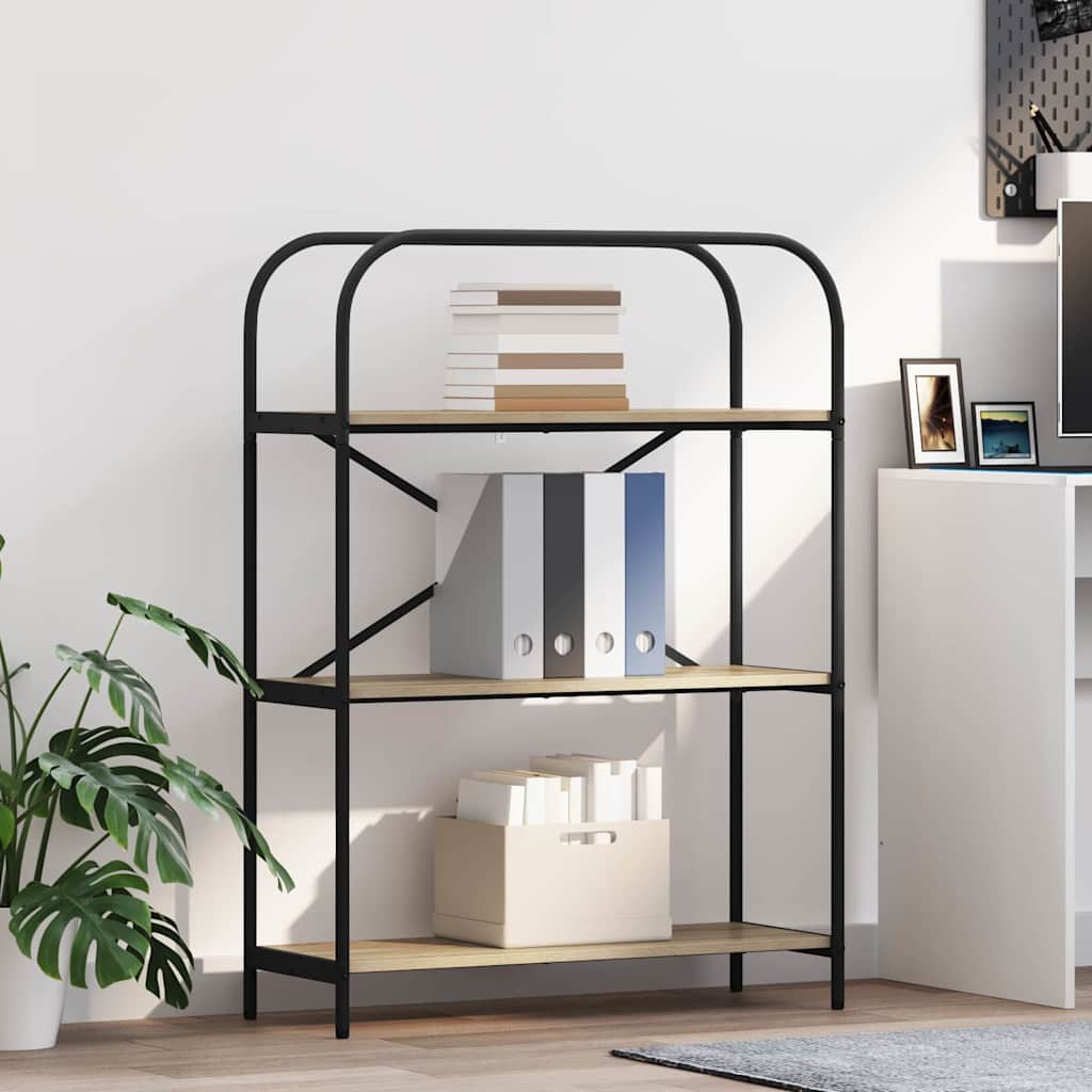 Raft pentru cărți Stejar sonoma 80 x 30 x 109 cm Lemn compozit GartenMobel Dekor