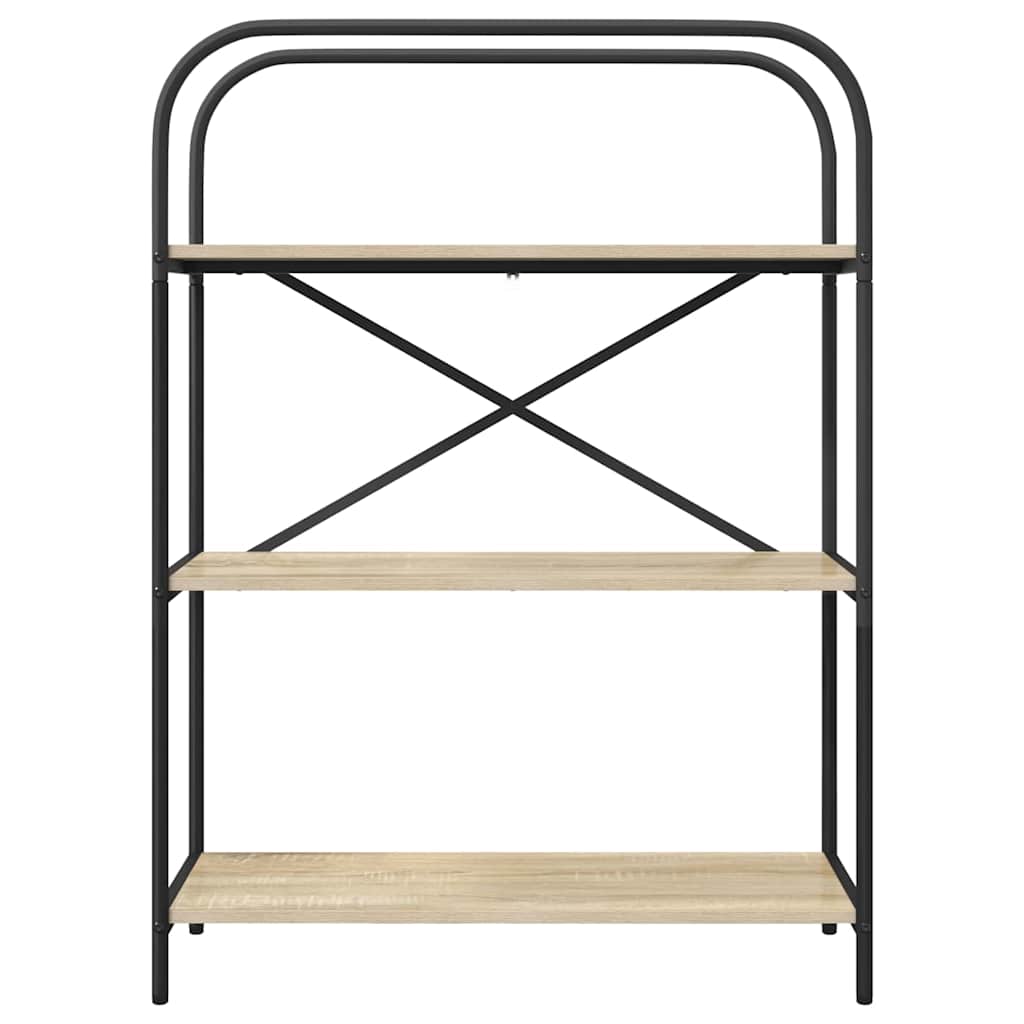 Raft pentru cărți Stejar sonoma 80 x 30 x 109 cm Lemn compozit GartenMobel Dekor