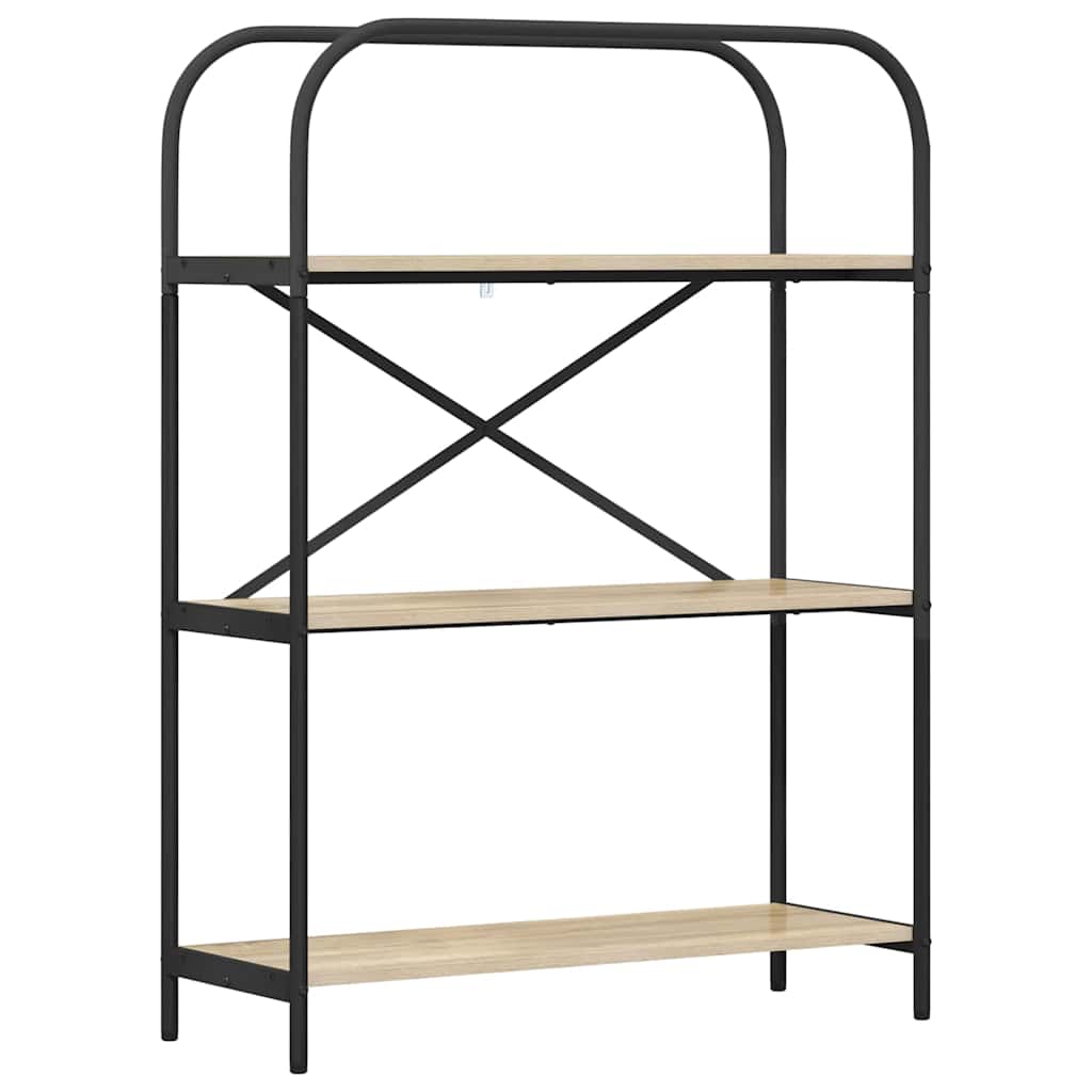 Raft pentru cărți Stejar sonoma 80 x 30 x 109 cm Lemn compozit GartenMobel Dekor