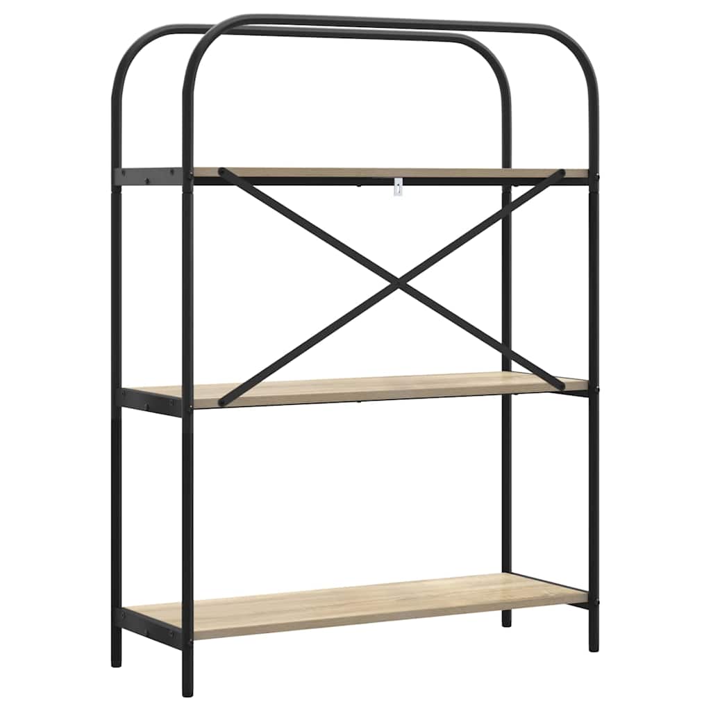 Raft pentru cărți Stejar sonoma 80 x 30 x 109 cm Lemn compozit GartenMobel Dekor