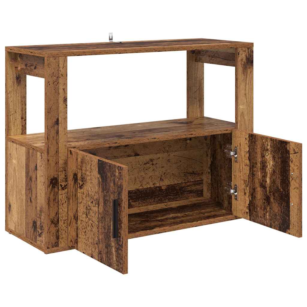 Bufet Lemn vechi 80 x 30 x 60 cm Lemn compozit GartenMobel Dekor