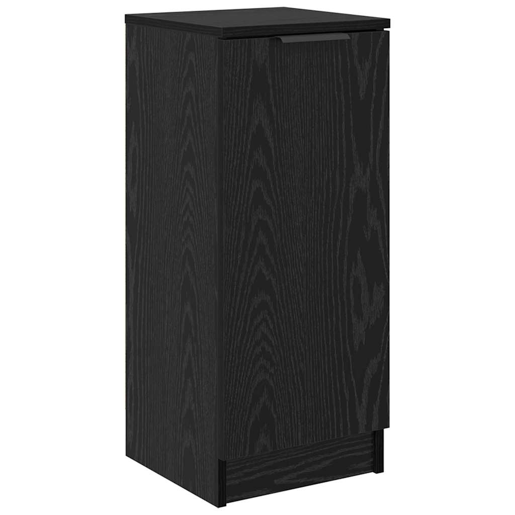 Bufet Stejar negru 30 x 30 x 70 cm Lemn compozit GartenMobel Dekor