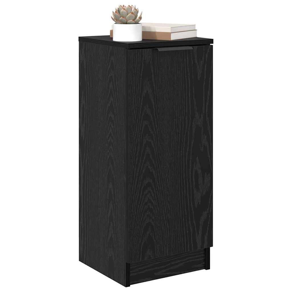 Bufet Stejar negru 30 x 30 x 70 cm Lemn compozit GartenMobel Dekor