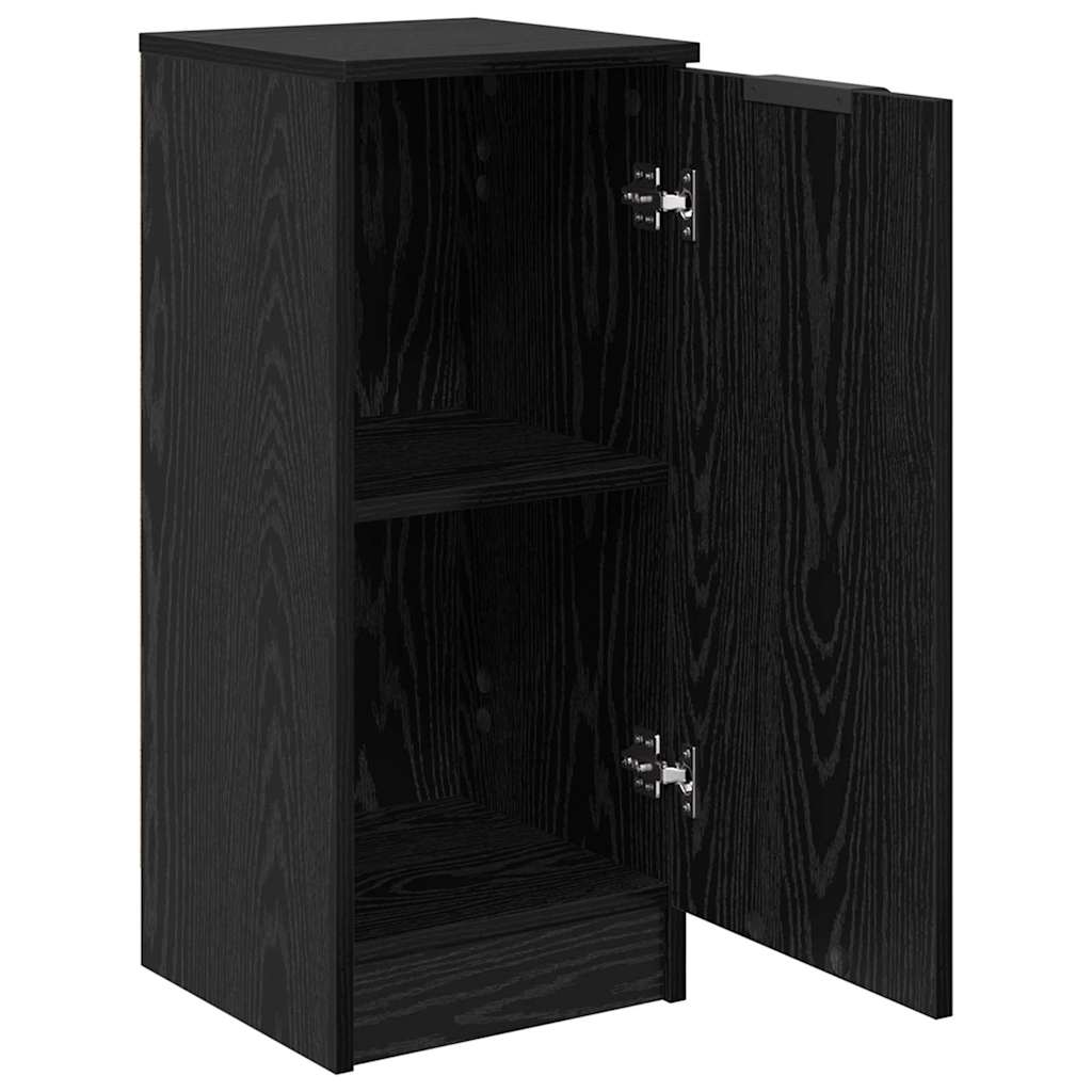 Bufet Stejar negru 30 x 30 x 70 cm Lemn compozit GartenMobel Dekor
