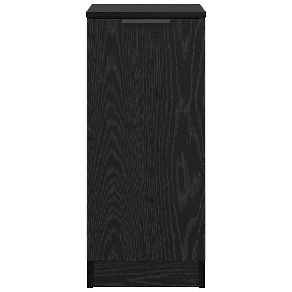 Bufet Stejar negru 30 x 30 x 70 cm Lemn compozit GartenMobel Dekor