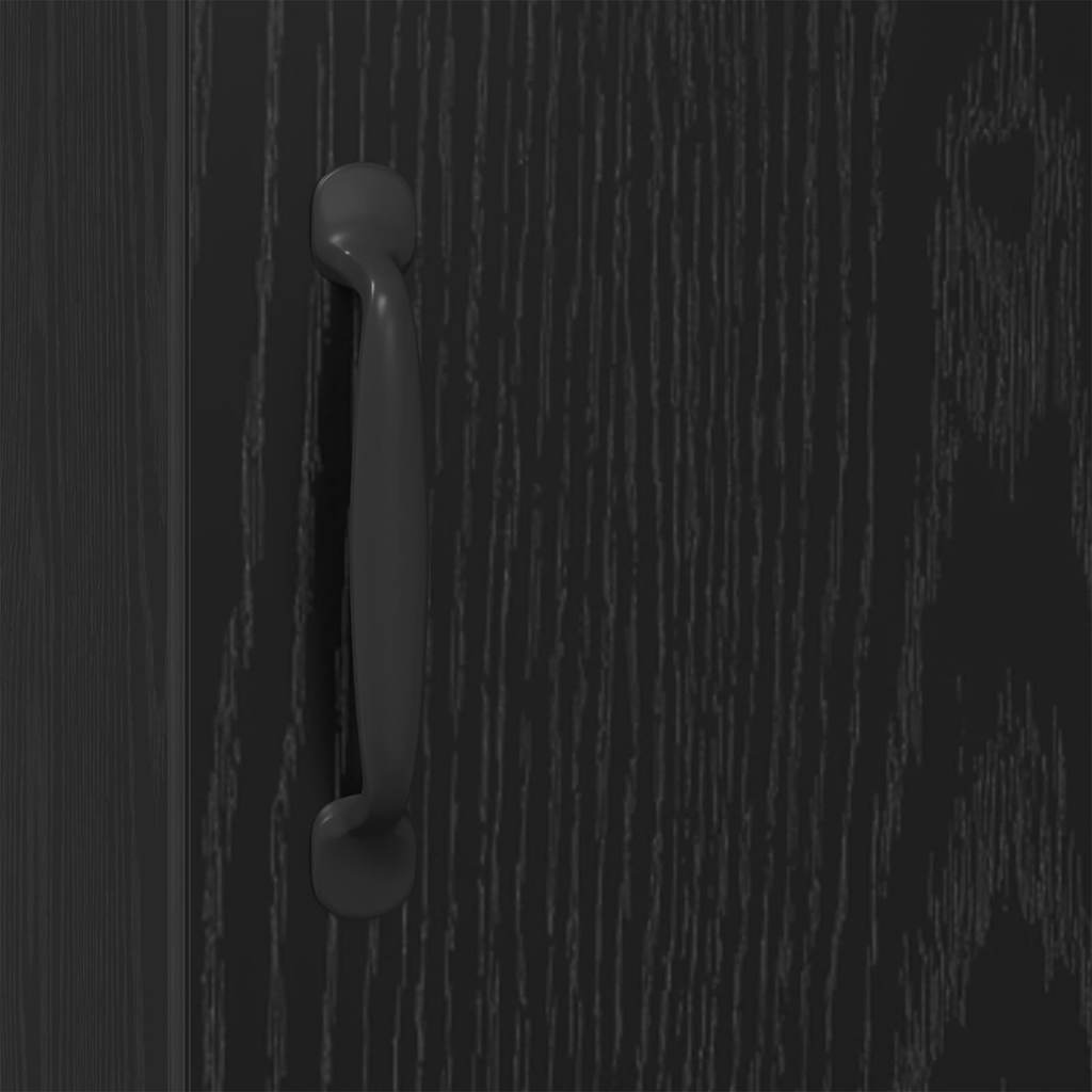 Bufet Stejar negru 34.5 x 34 x 90 cm Lemn compozit GartenMobel Dekor