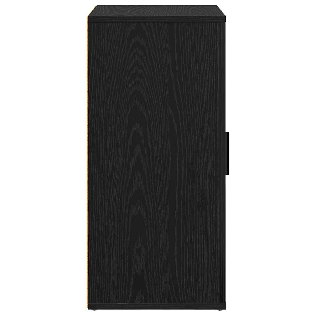 Bufet Stejar negru 40 x 33 x 70 cm Lemn compozit GartenMobel Dekor