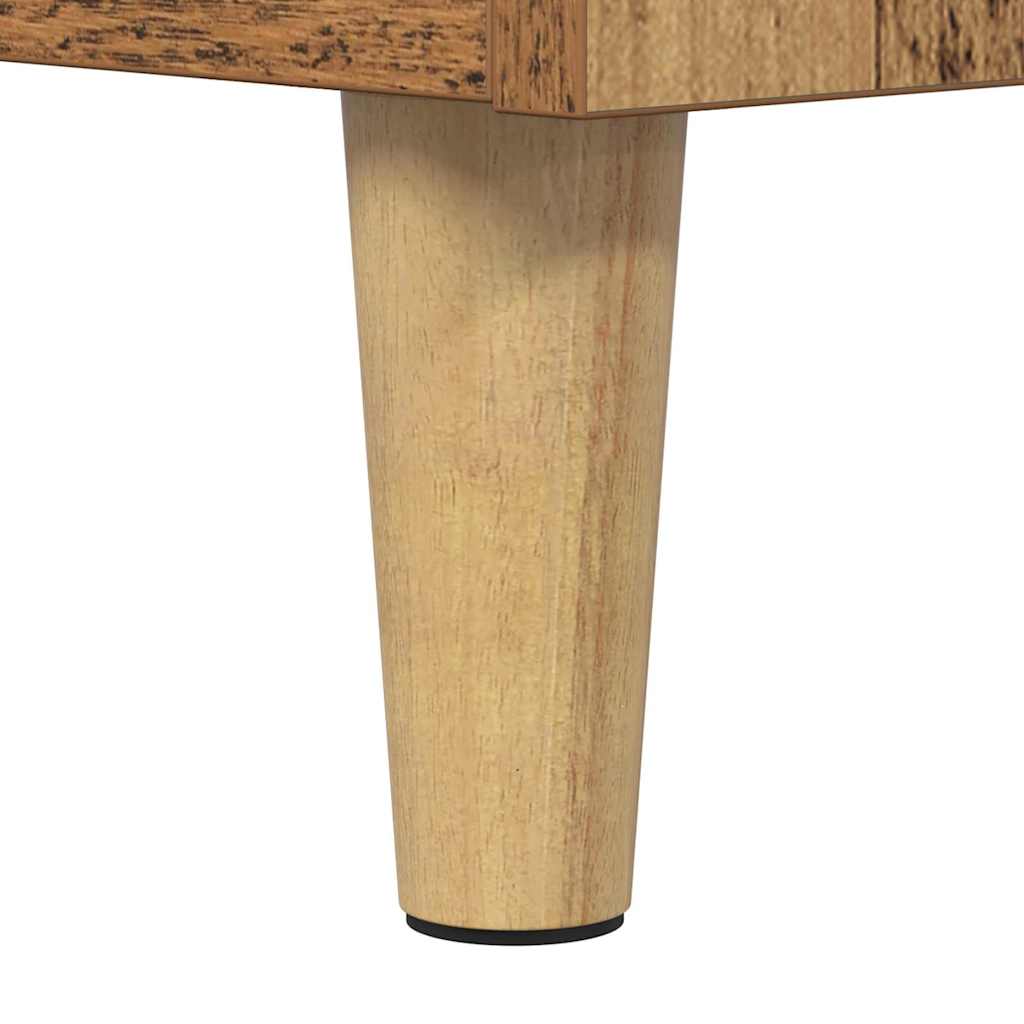 Bufet cu sertar Lemn vechi 34.5 x 34 x 90 cm Lemn compozit GartenMobel Dekor