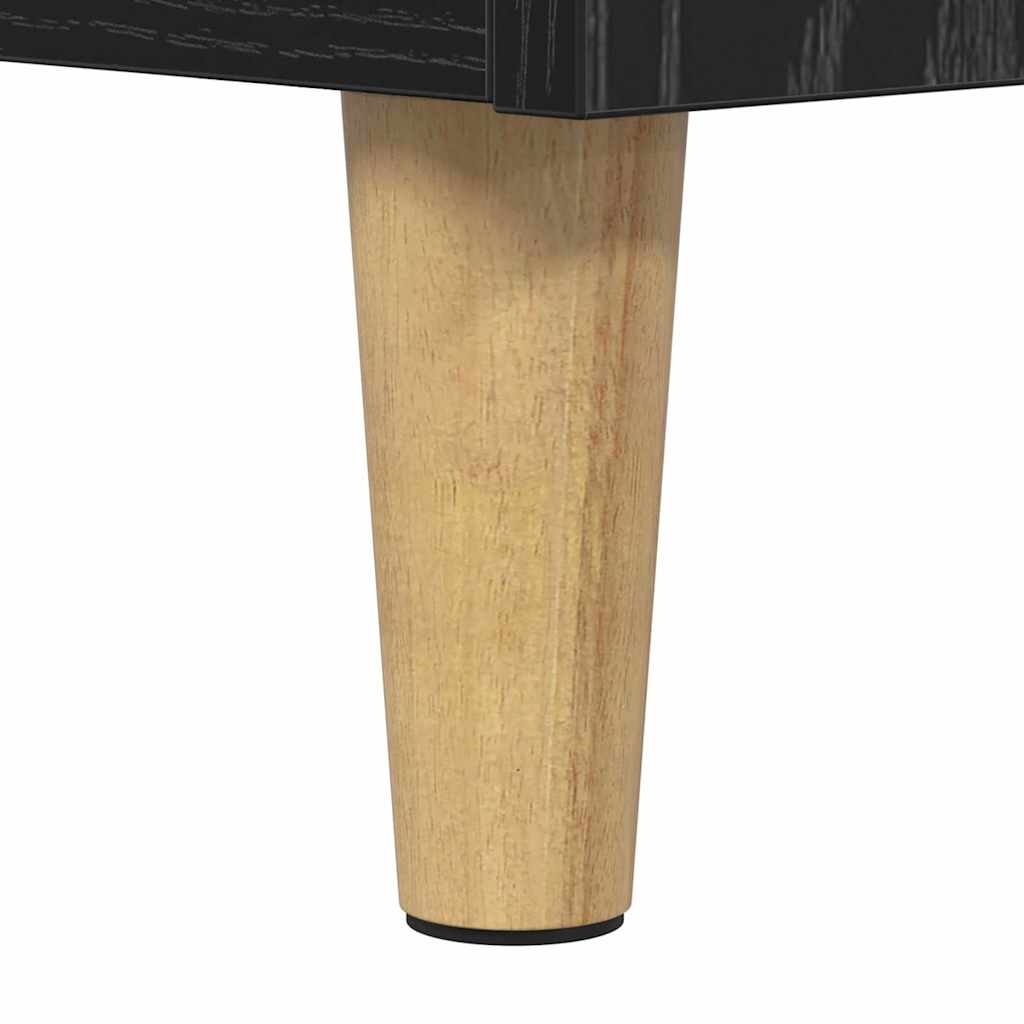 Bufet cu sertar Stejar negru 34.5 x 34 x 90 cm Lemn compozit GartenMobel Dekor