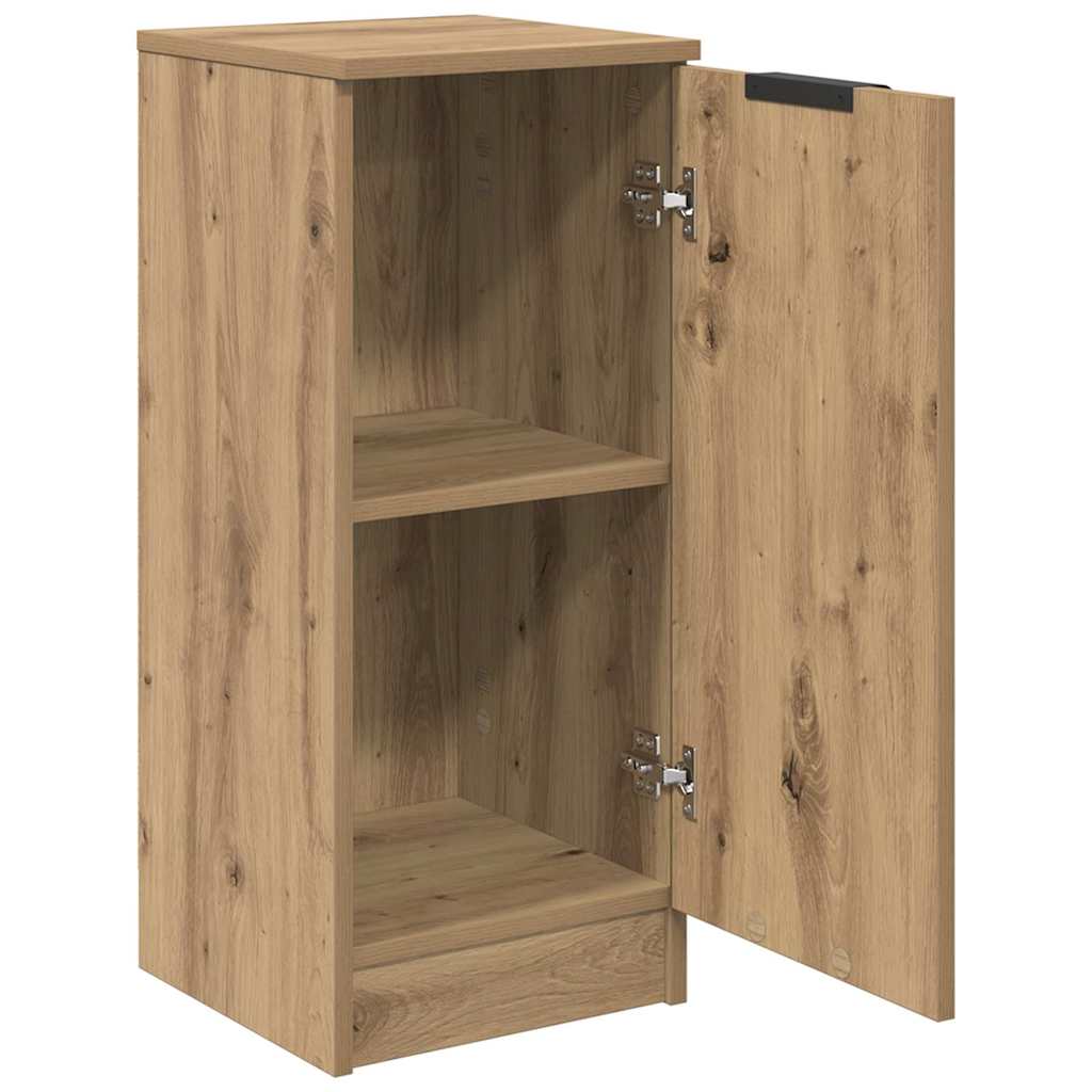 Bufet stejar artizanal 30 x 30 x 70 cm Lemn compozit GartenMobel Dekor