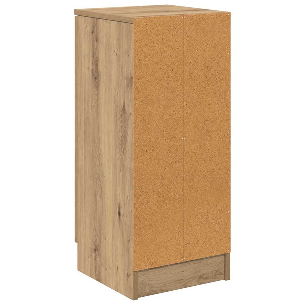 Bufet stejar artizanal 30 x 30 x 70 cm Lemn compozit GartenMobel Dekor
