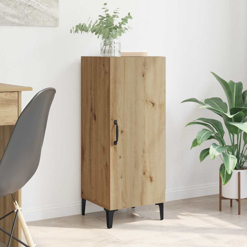 Bufet stejar artizanal 34.5 x 34 x 90 cm Lemn compozit GartenMobel Dekor