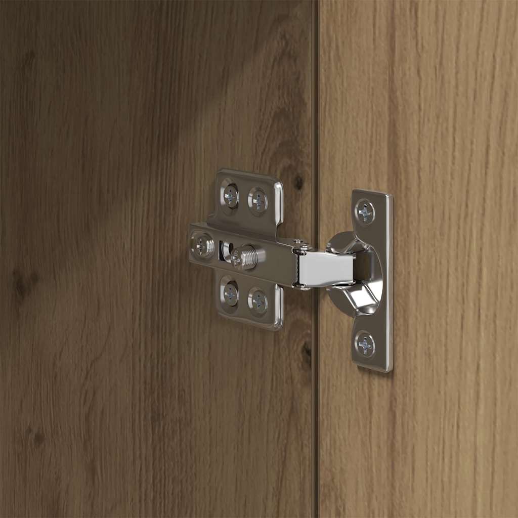 Bufet stejar artizanal 34.5 x 34 x 90 cm Lemn compozit GartenMobel Dekor