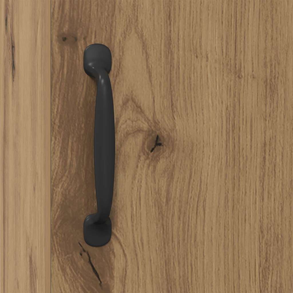 Bufet stejar artizanal 34.5 x 34 x 90 cm Lemn compozit GartenMobel Dekor