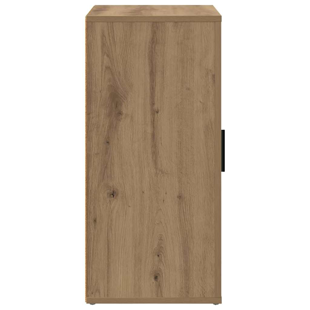 Bufet stejar artizanal 40 x 33 x 70 cm Lemn compozit GartenMobel Dekor