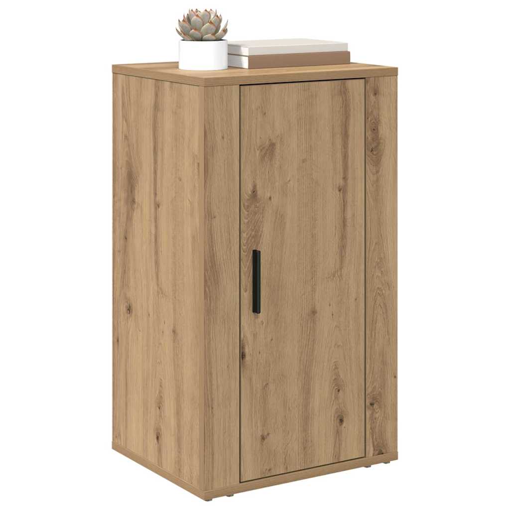 Bufet stejar artizanal 40 x 33 x 70 cm Lemn compozit GartenMobel Dekor
