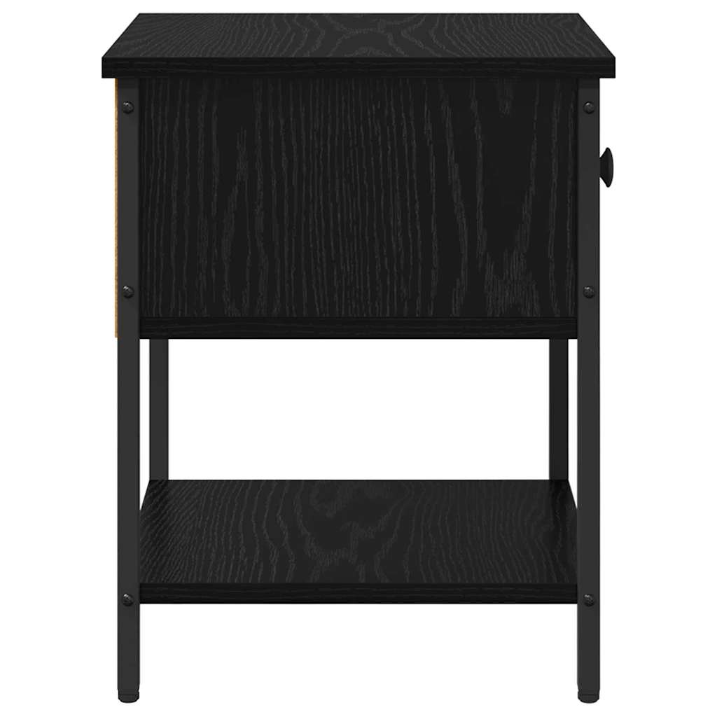 Dulap de noapte 2 pcs Lemn vechi 35 x 35 x 20 cm Lemn compozit GartenMobel Dekor