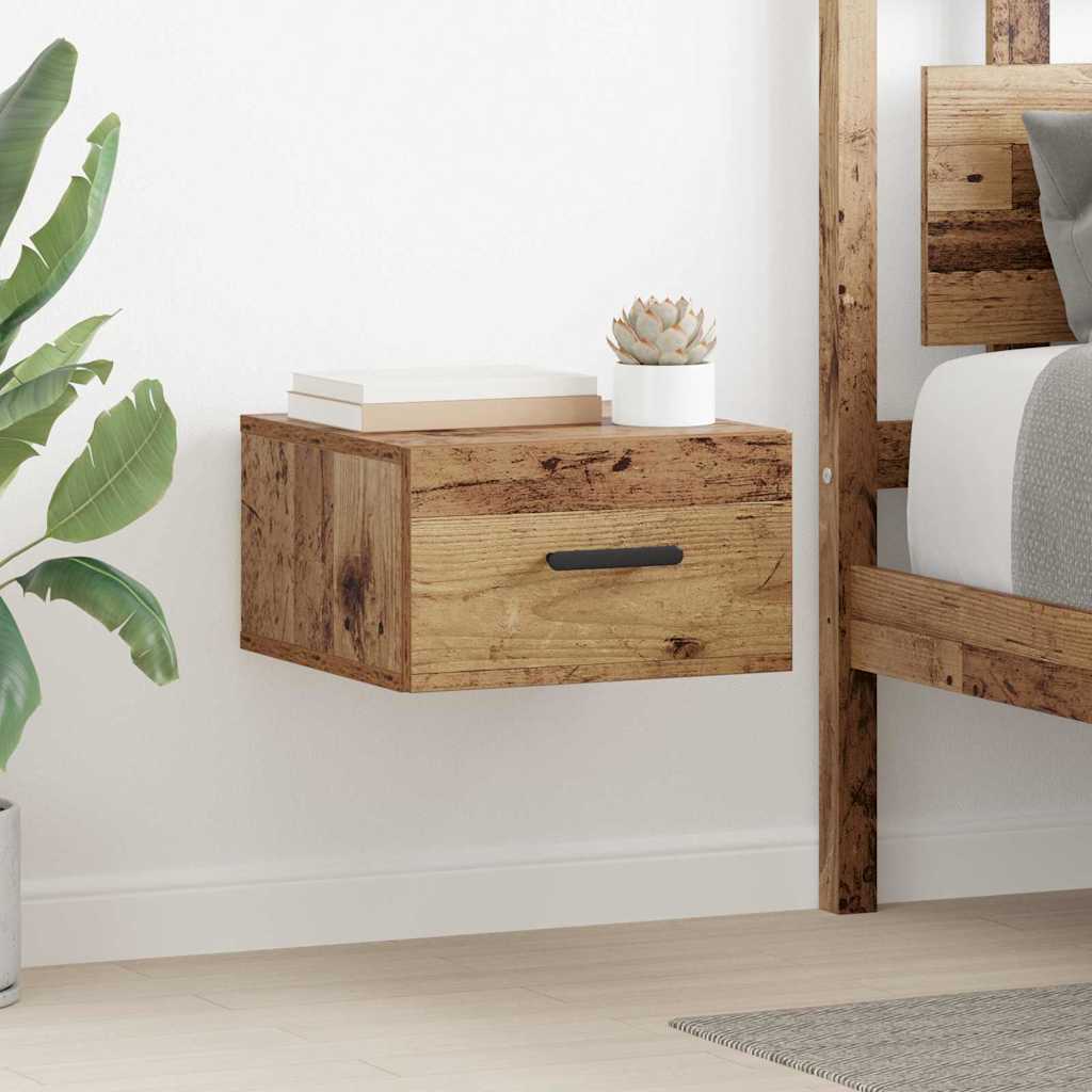 Dulap de noapte Lemn vechi 35 x 35 x 20 cm Lemn compozit GartenMobel Dekor