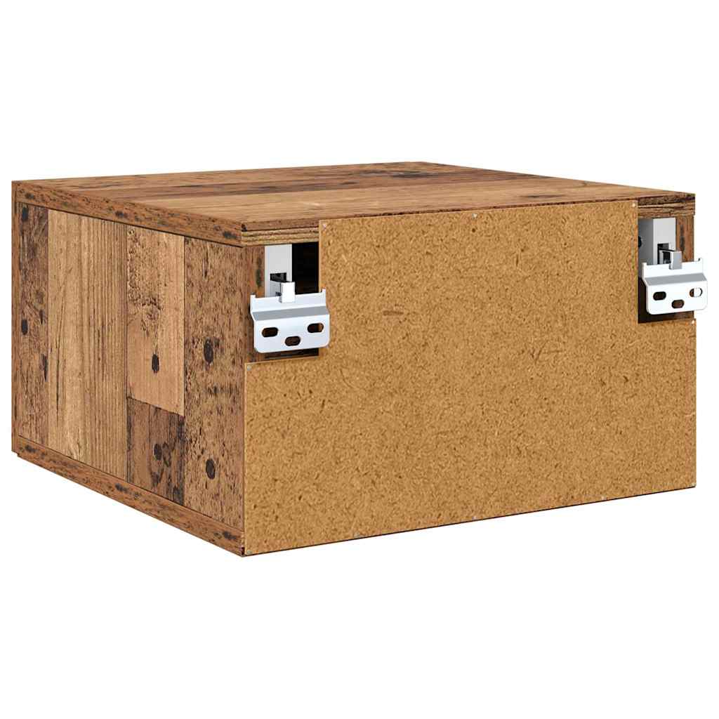 Dulap de noapte Lemn vechi 35 x 35 x 20 cm Lemn compozit GartenMobel Dekor