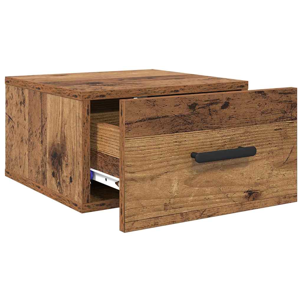 Dulap de noapte Lemn vechi 35 x 35 x 20 cm Lemn compozit GartenMobel Dekor