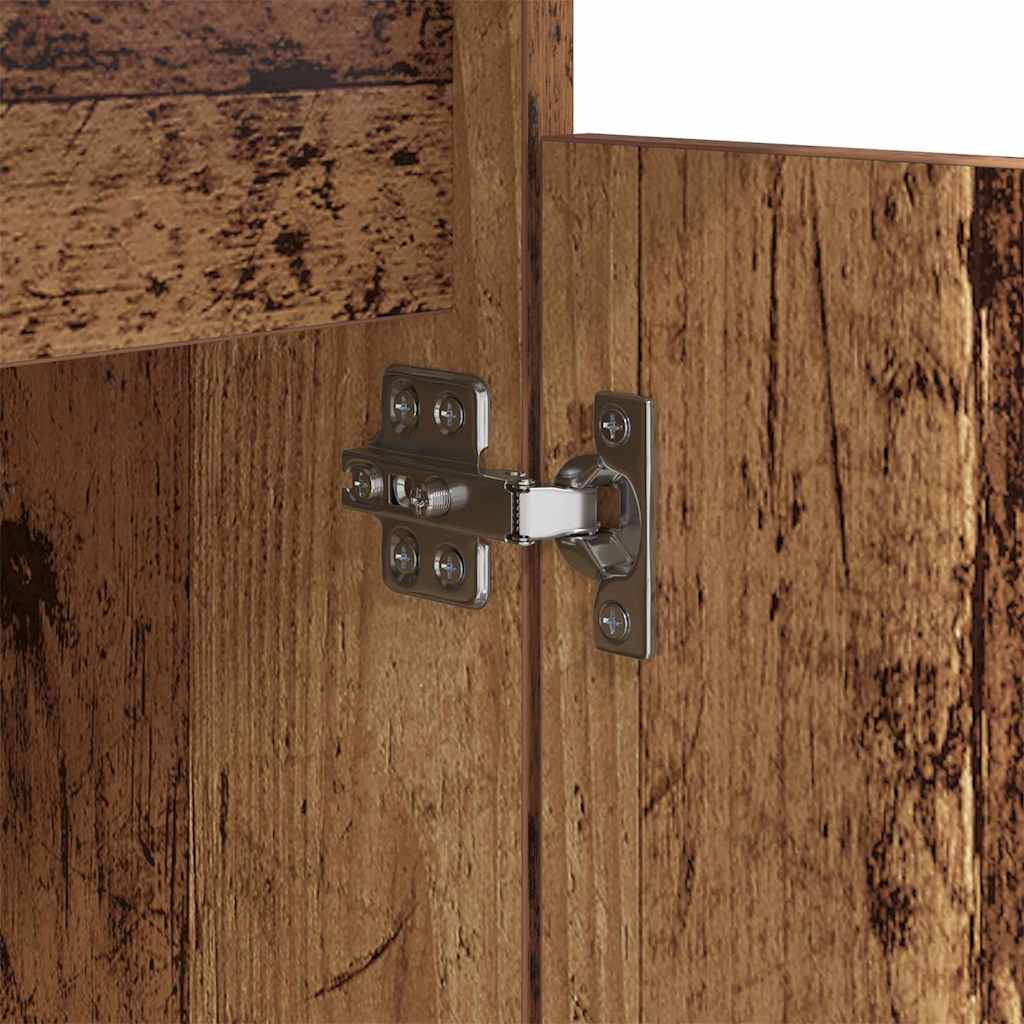 Dulap de noapte Lemn vechi 40 x 35 x 70 cm Lemn compozit GartenMobel Dekor